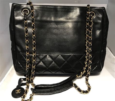 chanel chain shoulder tote bag|Chanel shoulder bag vintage.